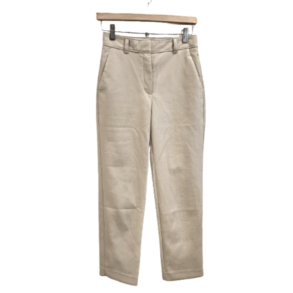 Aritzia Babaton Vegan Leather Beige Cream Pants - Picture 2 of 15